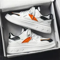 Premium Leather Men’s Casual Sneakers
